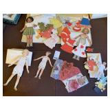 VINTAGE ANNETTE PAPER DOLL WITH DRESSES, LOOKS