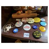 DOUBLE BIRD RECEIVER, BUTTONS