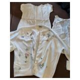 BABY WHITES VINTAGE & ORLON BEADED SWEATER DIRT