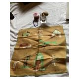 SCARF BY PAT PRICHARD, PERFUME BOTTLE, SOMEWHERE