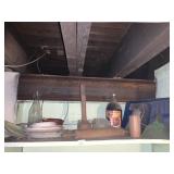 ROLLING PINS, GLASS BOTTLES, ETC.