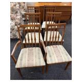 MCM CHAIRS SET OF 6 W/ 1 ARMCHAIR