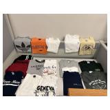 14- T SHIRTS L TO 2 X ASSORTED T SHIRTS ADIDAS,