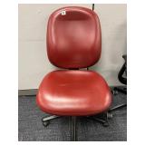 LEATHER 5 WHEEL HEAVY DUTY THICK SEAT AND BACK