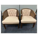 DREXEL CANED SIDE CHAIRS 1960