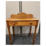 PINE CENTER DRAWER STAND 29" X 24" X 15" D