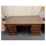 EXECUTIVE DESK 29" HX 71" W X 36" D FORMICA TOP