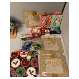 GIFT BAGS, CARD HOLDER, TIN, BOWS