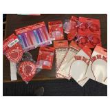 VALENTINES BUBBLE WANDS, HEARTS, HEAD BANDS I