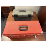 TWO EMPTY TOOLBOXES