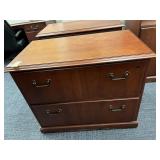 CHERRY LATERAL FILE CABINET 31" H X 27" W X 20" D