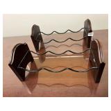 WINE BOTTLE HOLDERS AND COAT HOOK