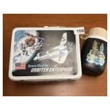 SPACE SHUTTLE ORBITER ENTERPRISE LUNCH BOX W/