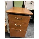ROLLING FILE 3 DRAWER 30" H X 17" W X 24" D