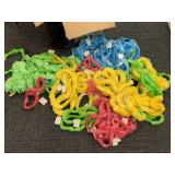 30 LARGE COLORFUL LEI
