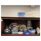 WHISTLE TEAPOT, FOOD STORAGE MOST NEW,