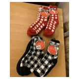 POPO SOCKS 8 PRS. BLACK & RED