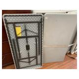 48" X 23" PLASTIC FOLDING TABLE