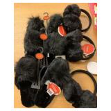 3 SLIPPERS, EARMUFFS BLACK