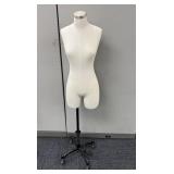 MANNEQUIN FEMALE IRON BASE W/ FOOT CONTROL