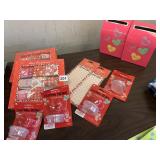 VALENTINE BOXES, OOZING HEARTS 4, 3 MEGA STICKER