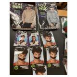 MOUSTACHE, 5 SIDEBURNS, 2 DISCO SHIRTS