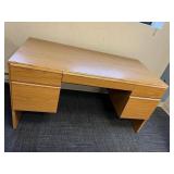 LIGHT WOOD FINISH 31" H X 60" W X 31" D 5 DRAWER