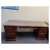 CREDENZA W/ PULL OUT KEYBOARD CENTER - 5 DRAWER