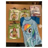 NINJA TURTLE SHIRTS, 2 MY PONY SHIRTS