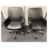 STEELCASE ADJ. BACK AND HEIGHT CONFERENCE CHAIRS