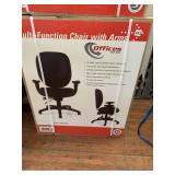 MULTI-FUNCTION CHAIR W/ ARMS NEW IN BOX SCUFF