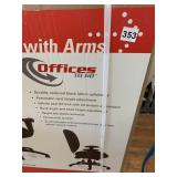MULTI-FUNCTION CHAIR W/ ARMS NEW IN BOX SCUFF