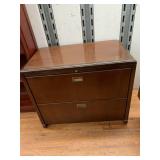 TWO DRAWER LATTERIAL FILE 36" W X 23"