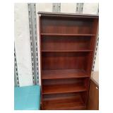 CHERRY BOOKCASE 76" X 72" H X 12" D