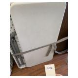 48" X 24" FOLDING PLASTIC TOP TABLE