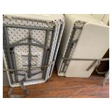 48" X 24" FOLDING PLASTIC TOP TABLE