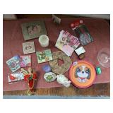 CANDLES, ANGEL, PENCILS ETC.