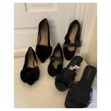 BLACK SHOES/SANDALS SZ. 12