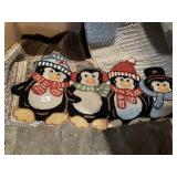 PENGUIN RUG AND 2 AREA RUGS