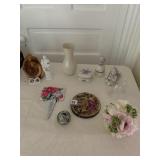 LENOX VASE, COVERED BOX, PAPER WEIGHT, ETC.