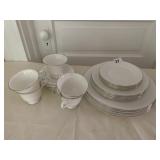 WEDGWOOD SILVER ERMINE DISHES