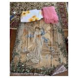 ANGEL COTTON BLANKET AND 2 OTHERS