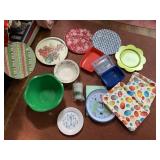 BOWLS, SERVING TRAYS
