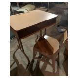 SCHOOL DESK AND CHAIR, FLOOR SCRUBBER