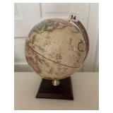 WORLD GLOBE W/ BASE