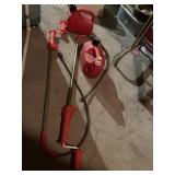 GAS CANS, TWO DRAIN SNAKES