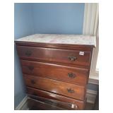 5 DRAWER CHERRY CHEST OF DRAWERS