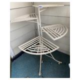 CORNER METAL PLANT STAND