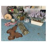 GARDEN TOOLS, BUTTERFLY, ARTIFICIAL PLANT