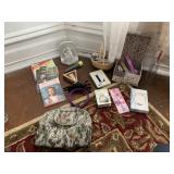 ANGEL, SPIDER, BASKET W/ CREAMS, ETC.